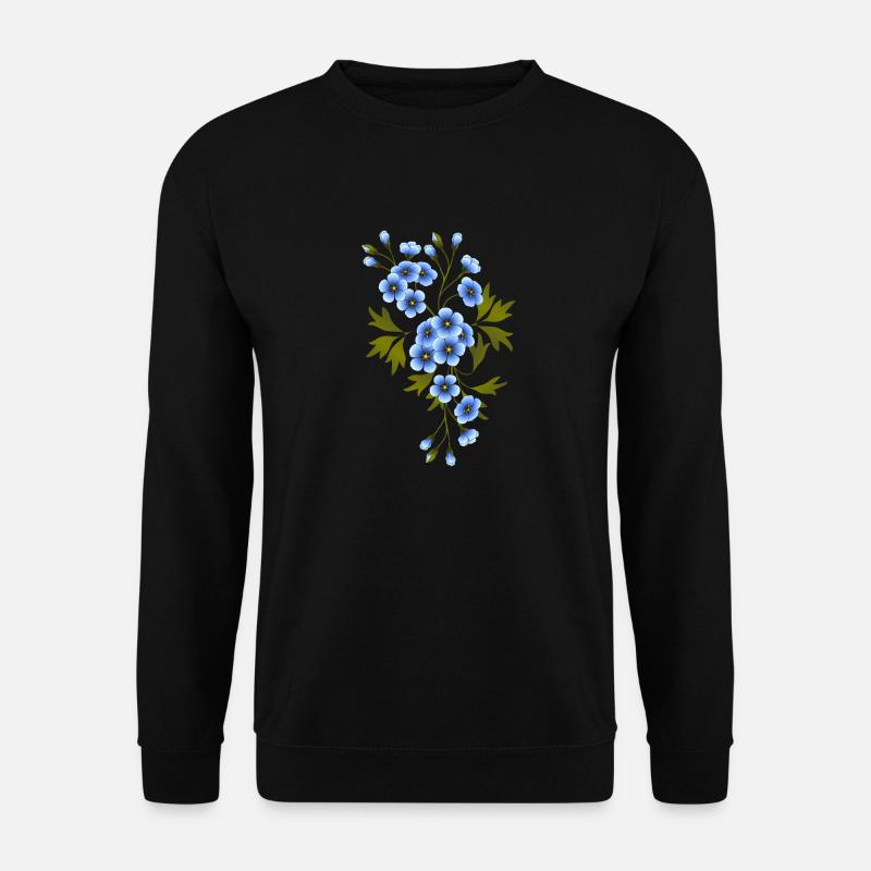 Flowers - Unisex Sweatshirt - black