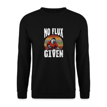 no flux given Design for a welding fan - Unisex Sweatshirt - black - Front - Alina (178cm) & Michal (187cm)
