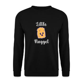 Little Nugget - Unisex Sweatshirt - black - Front - Alina (178cm) & Michal (187cm)