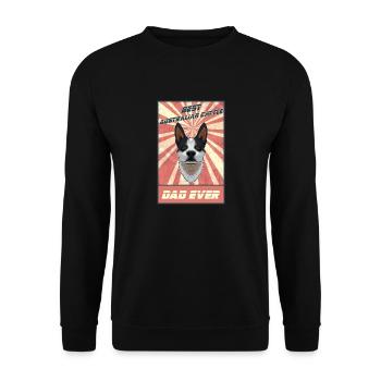 Meilleur père de chien de bétail australien jamais I Blue Heeler - Sweat-shirt Unisexe - noir - Devant - Alina (178cm) & Michal (187cm)