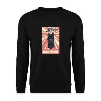 Meilleur papa Cane Corso Jamais I Cane Corso Lover - Sweat-shirt Unisexe - noir - Devant - Alina (178cm) & Michal (187cm)