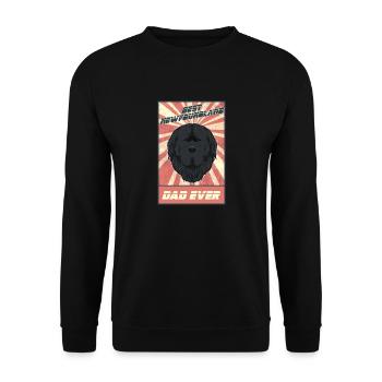 Best Newfoundland Dad Ever I Newfoundland Lover - Unisex Sweatshirt - black - Front - Alina (178cm) & Michal (187cm)