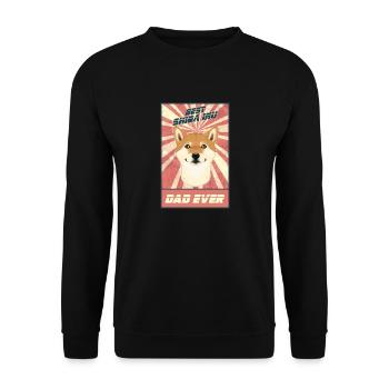Meilleur père Shiba Inu Jamais Moi Shiba Inu Lover - Sweat-shirt Unisexe - noir - Devant - Alina (178cm) & Michal (187cm)
