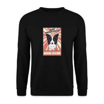 Meilleure Border Collie Maman Ever I Border Collie Lover - Sweat-shirt Unisexe - noir - Devant - Alina (178cm) & Michal (187cm)