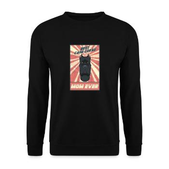 Meilleure maman Cane Corso Ever I Cane Corso Lover - Sweat-shirt Unisexe - noir - Devant - Alina (178cm) & Michal (187cm)