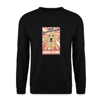 Meilleur Golden Retriever Maman Ever I Golden Retriever - Sweat-shirt Unisexe - noir - Devant - Alina (178cm) & Michal (187cm)