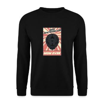 Best Newfoundland Mom Ever I Newfoundland Lover - Unisex Pullover - Schwarz - Vorne - Alina (178cm) & Michal (187cm)