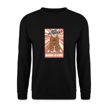 Meilleure maman Pitbull Ever I Pitbull Lover - Sweat-shirt Unisexe - noir - Devant - Alina (178cm) & Michal (187cm)