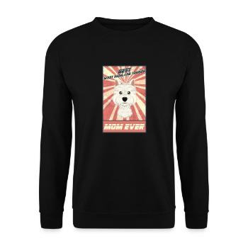 Meilleure maman West Highland Terrier Ever I Westi Lover - Sweat-shirt Unisexe - noir - Devant - Alina (178cm) & Michal (187cm)