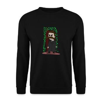 Nietzsche de la matrice - Sweat-shirt Unisexe - noir - Devant - Alina (178cm) & Michal (187cm)