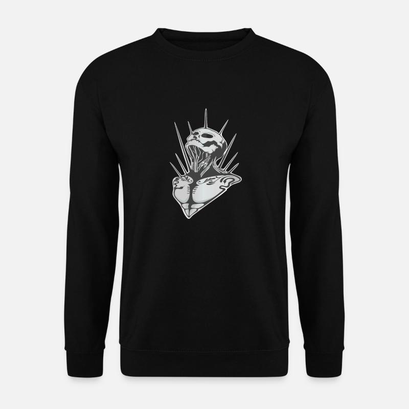 Skull - Unisex Pullover - Schwarz