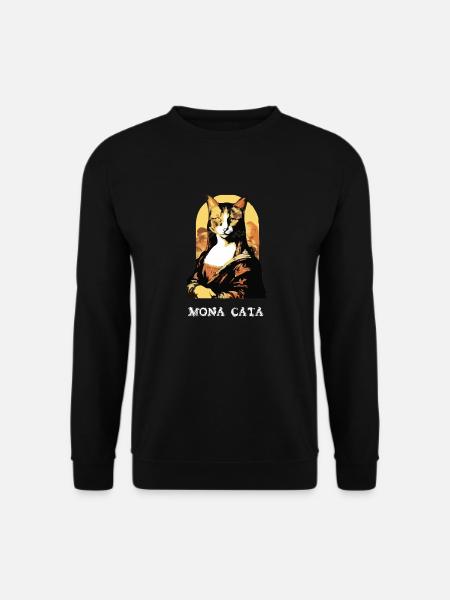 Mona cata - Unisex Sweatshirt - black