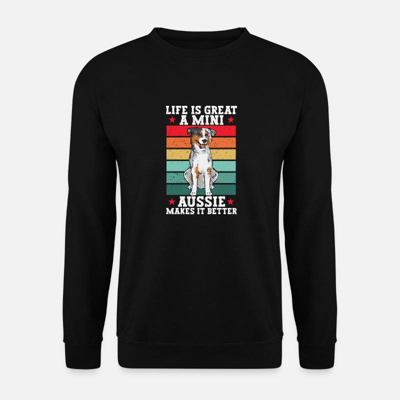 Miniature Australian Shepherd - Unisex Sweatshirt - black
