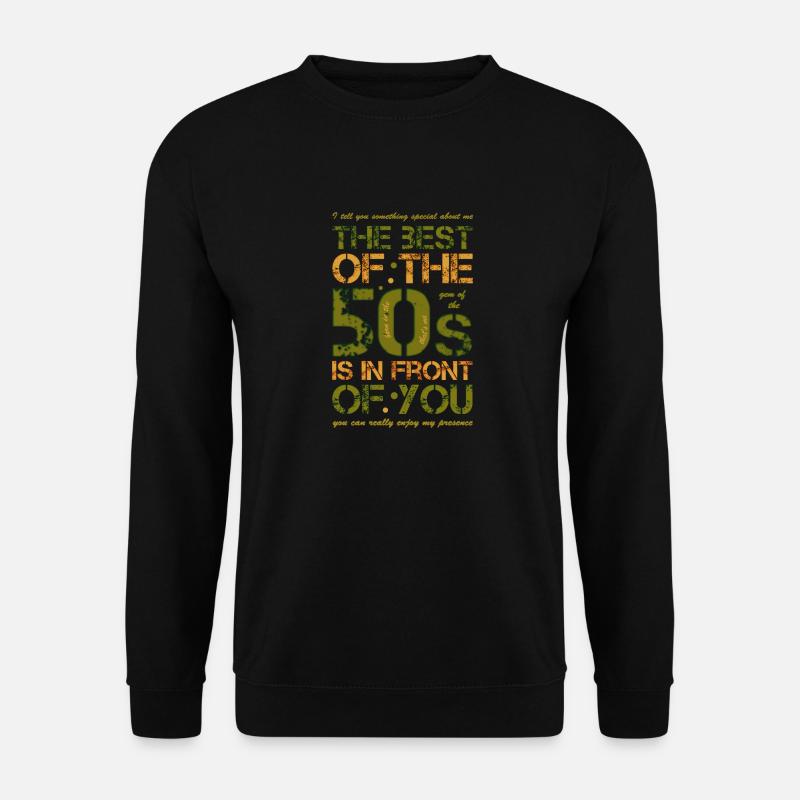 Fifties 50s 50's 50s - Unisex Sweatshirt - black