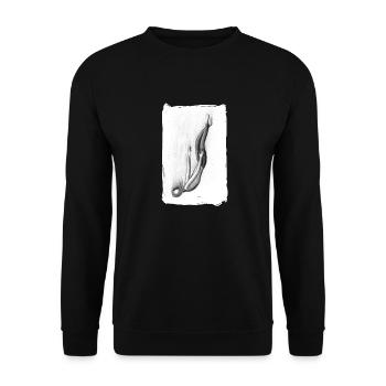 Falling by Jellyphant - Unisex Sweatshirt - black - Front - Alina (178cm) & Michal (187cm)