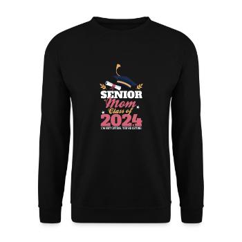 Fière mère d’une classe de maman âgée de 2024 drôle - Sweat-shirt Unisexe - noir - Devant - Alina (178cm) & Michal (187cm)