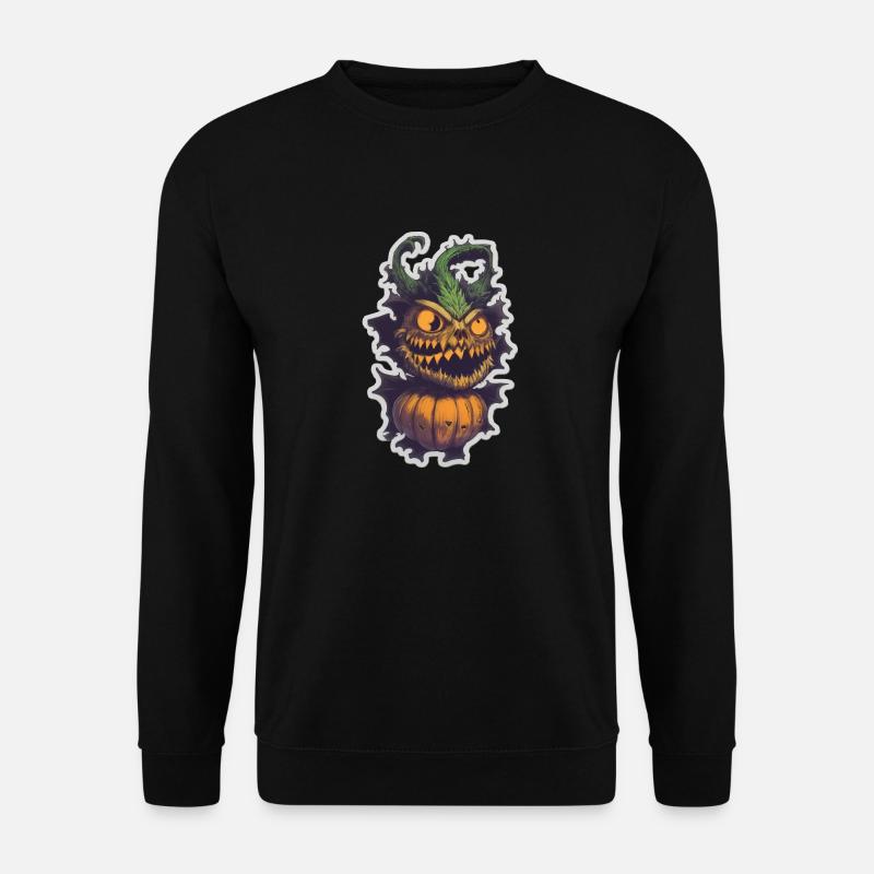Helloween Pumpkin Monster - Unisex Sweatshirt - black