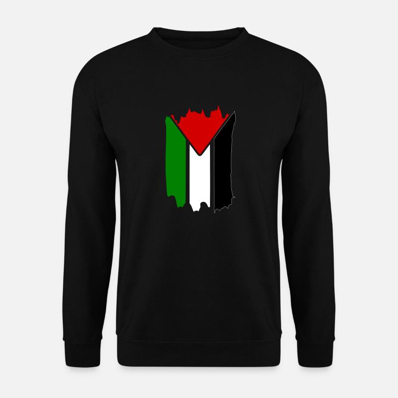 free palestine - Unisex Pullover - Schwarz