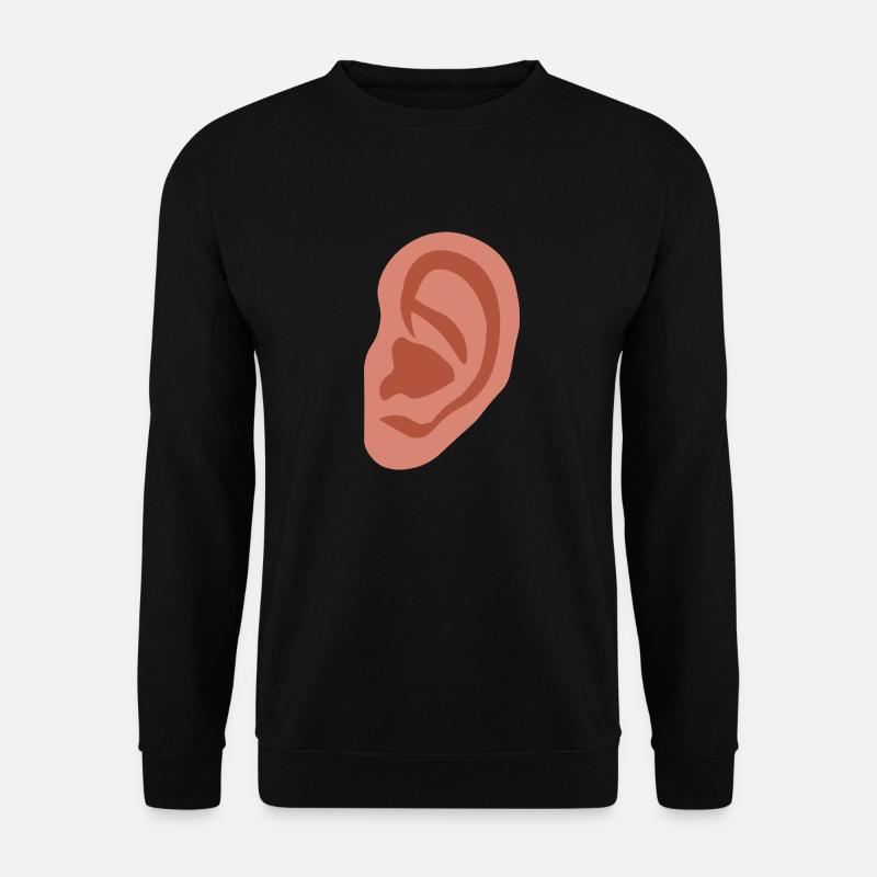 Großes Ohr - Unisex Pullover - Schwarz