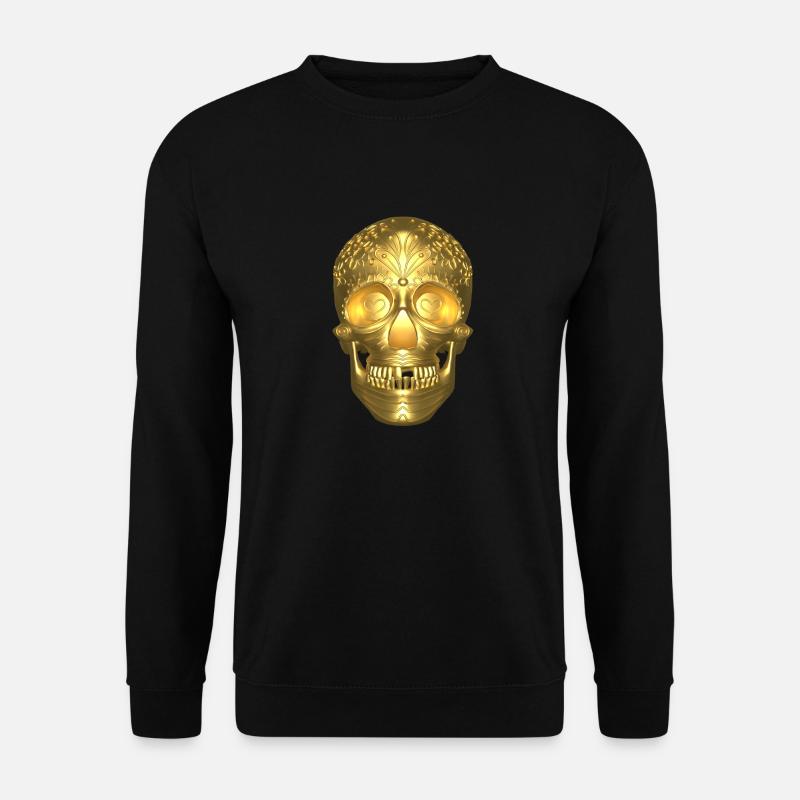 Calavera Gold - Unisex Sweatshirt - black