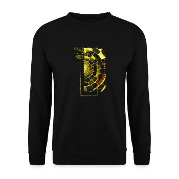 Suivre la route de briques jaunes - Sweat-shirt Unisexe - noir - Devant - Alina (178cm) & Michal (187cm)