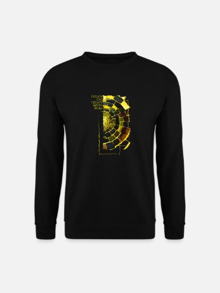 Follow the yellow brick road - Unisex Sweatshirt - black