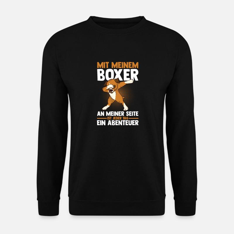 HundDeutscher Boxer - Unisex Pullover - Schwarz
