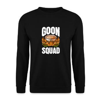 Krabben Rangoon Crab Rangoon - Unisex Sweatshirt - black - Front - Alina (178cm) & Michal (187cm)
