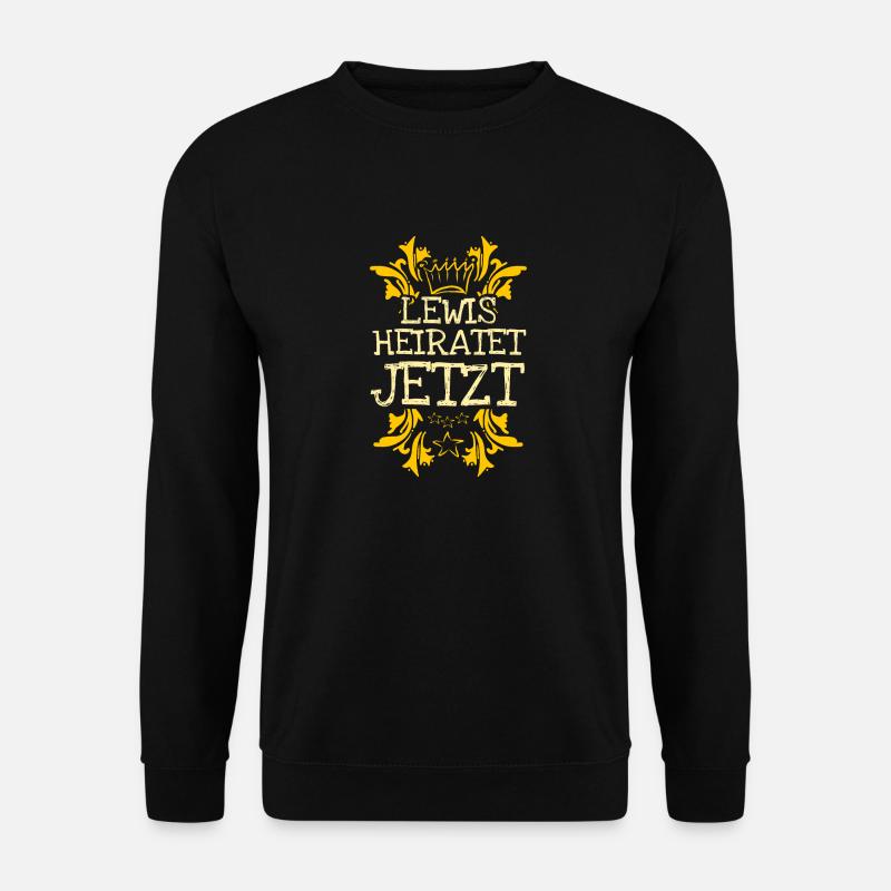 Lewis - Unisex Pullover - Schwarz