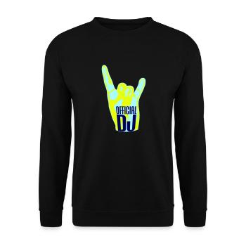 Officiel DJ Music Heavy Metal Horns Geste de la main - Sweat-shirt Unisexe - noir - Devant - Alina (178cm) & Michal (187cm)