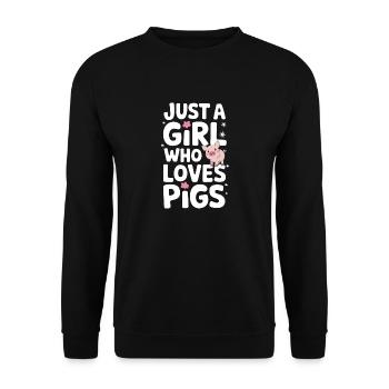 Animal cochon - Sweat-shirt Unisexe - noir - Devant - Alina (178cm) & Michal (187cm)
