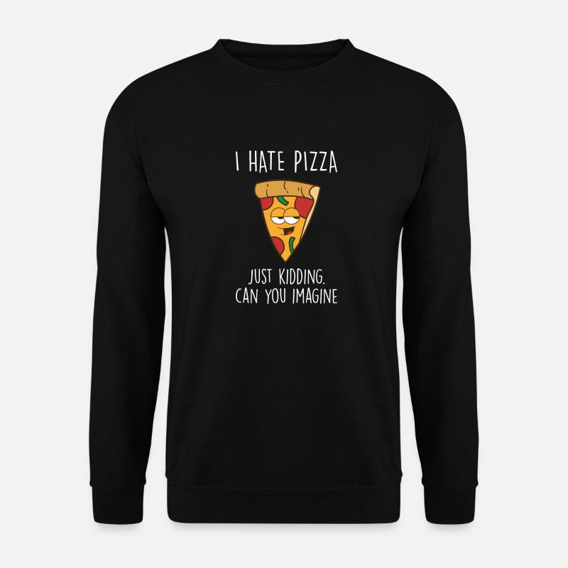 Pizza - Unisex Sweatshirt - black