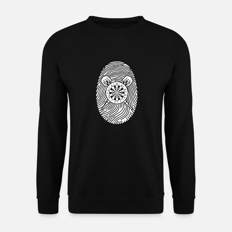 Joueur de fléchettes Fléchettes - Sweat-shirt Unisexe - noir