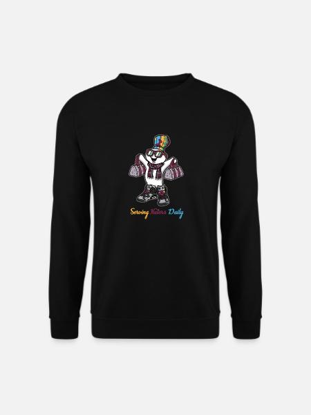 Serving Haters Daily - Unisex Sweatshirt - black