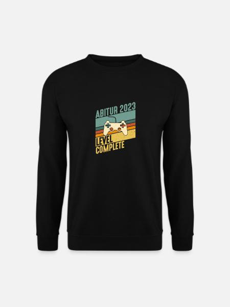 Abitur 2023 Level Komplett Gamer Konsole Abi - Unisex Pullover - Schwarz