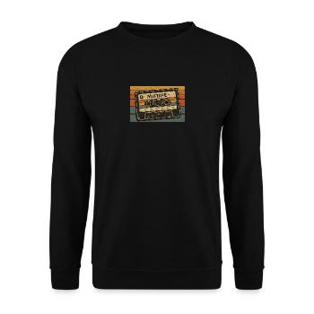 Mixtape - Unisex Pullover - Schwarz - Vorne - Alina (178cm) & Michal (187cm)