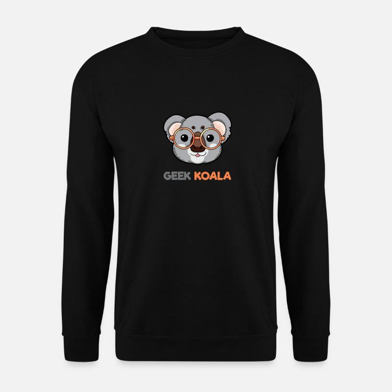 Geek Koala - Unisex Sweatshirt - black