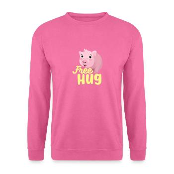 Étrillation porcelet - Sweat-shirt Unisexe - rose - Devant