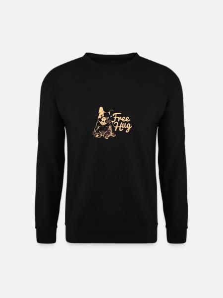 Hug Bulldog - Unisex Sweatshirt - black