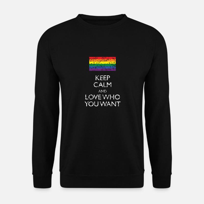 Gay Pride - Unisex Pullover - Schwarz