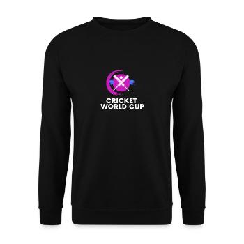 Cricket World Cup: Schlachtfeld der Champions - Unisex Pullover - Schwarz - Vorne - Alina (178cm) & Michal (187cm)