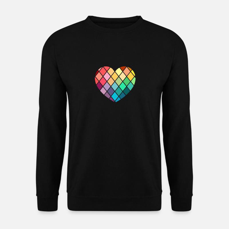 LOVE - as precious as diamonds - Unisex Sweatshirt - black