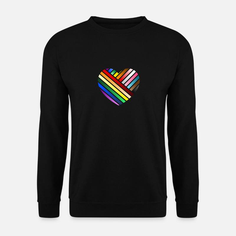 LOVE - modern theme - Unisex Sweatshirt - black