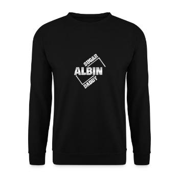 Sugar Albin - Unisex Sweatshirt - black - Front - Alina (178cm) & Michal (187cm)