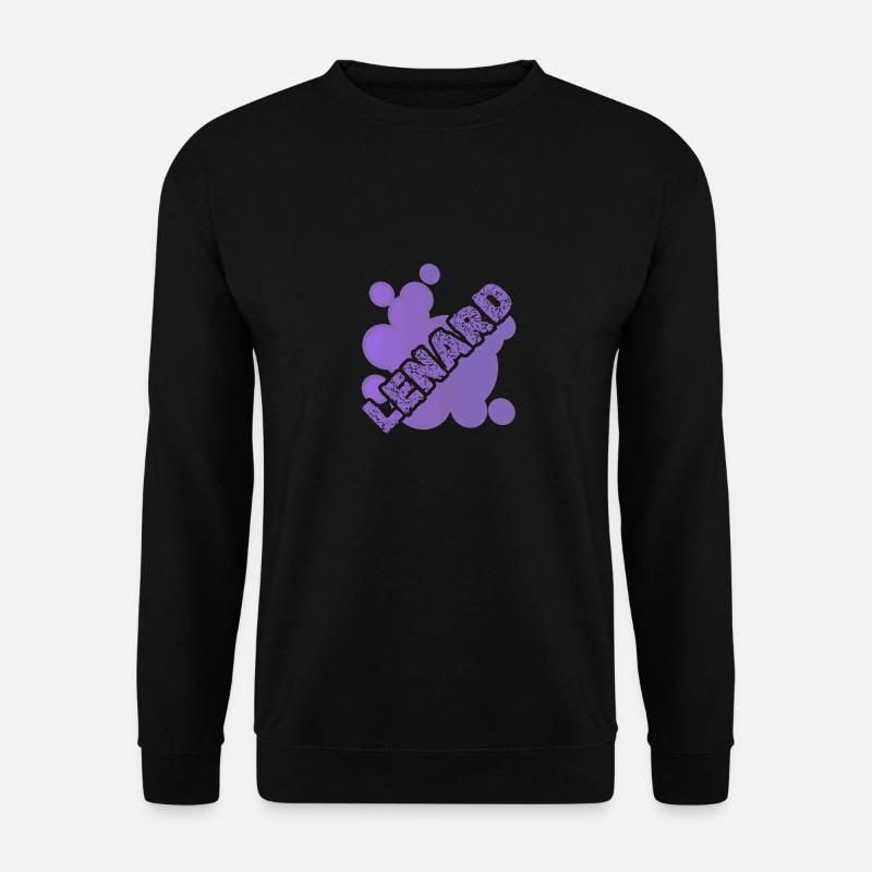 Tier Lenard - Unisex Pullover - Schwarz