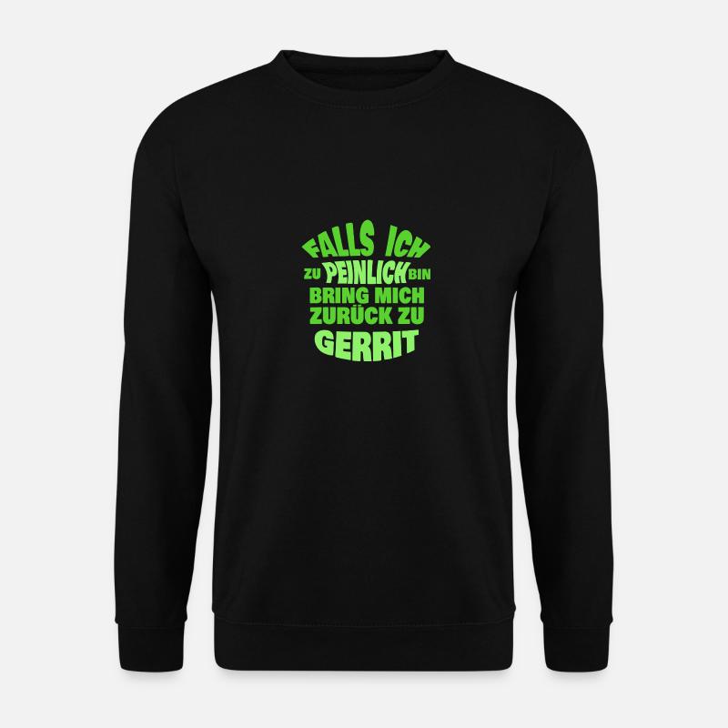Jungesellenabschied Gerrit - Unisex Pullover - Schwarz