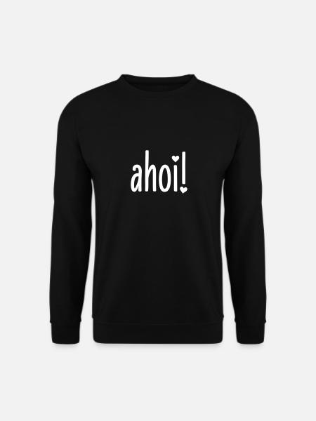 Ahoi Herz ahoy heart - Unisex Pullover - Schwarz