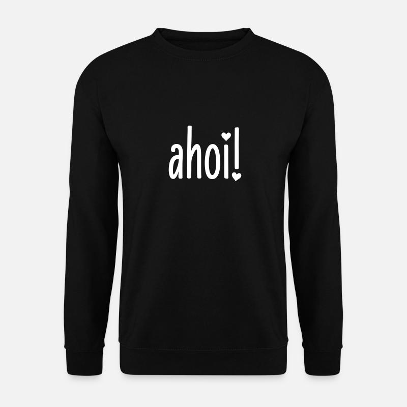 Ahoi Herz ahoy heart - Unisex Pullover - Schwarz