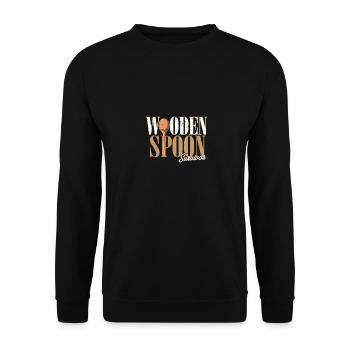 Wooden Spoon Survivor Funny Italian I Survived - Unisex Pullover - Schwarz - Vorne - Alina (178cm) & Michal (187cm)