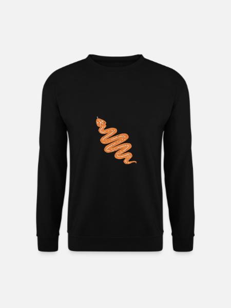 DOWN UNDER SNAKE - Unisex Sweatshirt - black